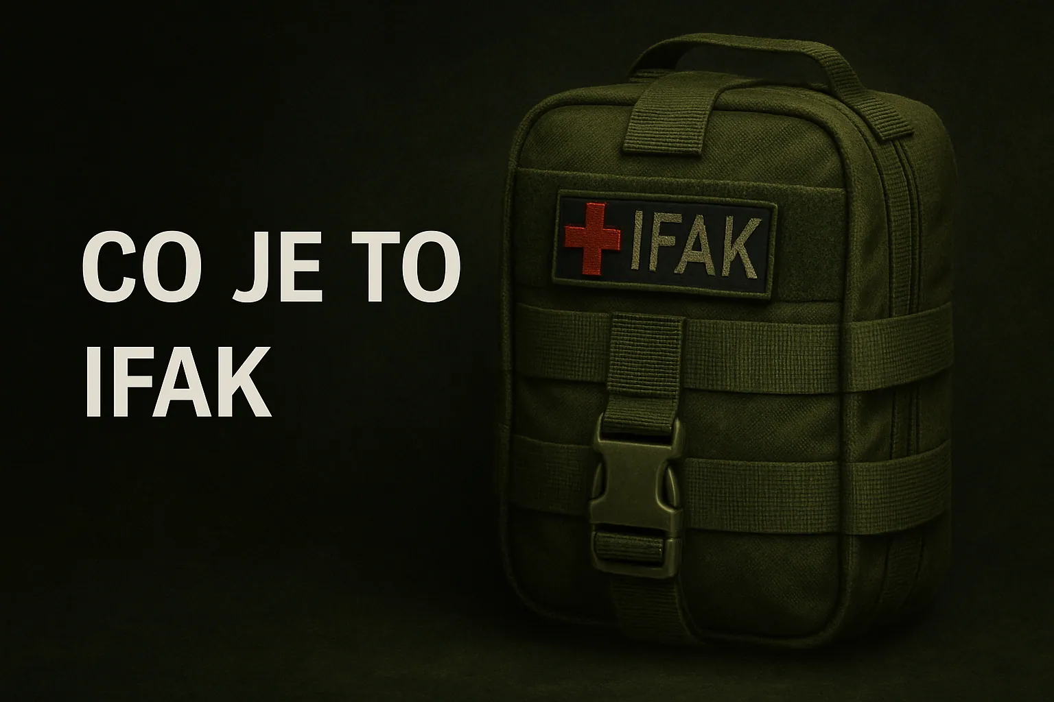 Co je to IFAK? Individual First Aid Kit.