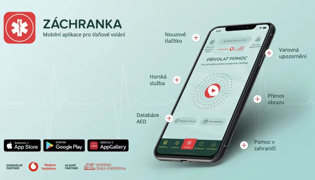 Nejdůležitější aplikace ve vašem telefonu - aplikace Záchranka