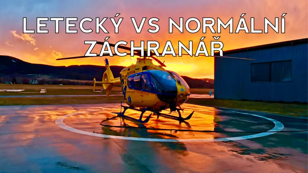 Rozdíl mezi leteckým a normálním záchranářem