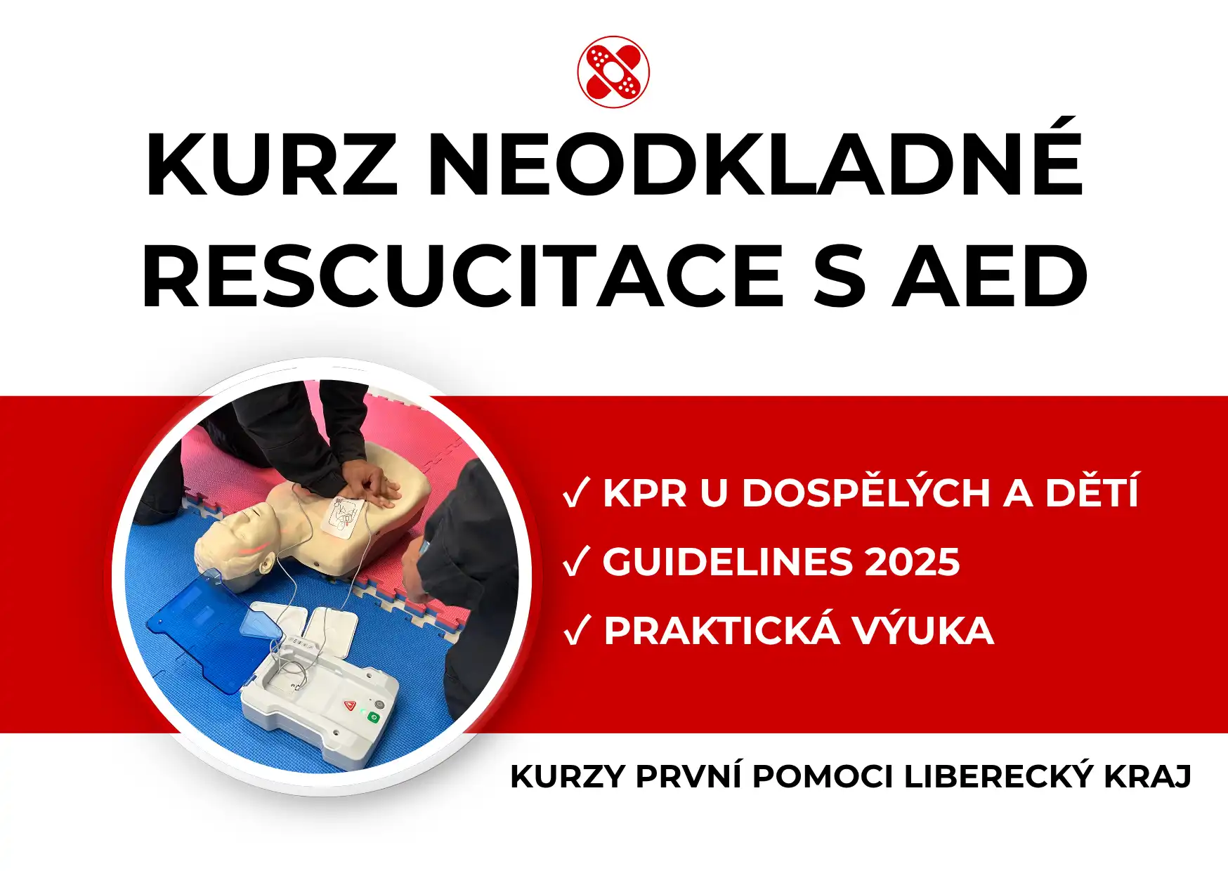 Kurz neodkladné resuscitace s využitím AED