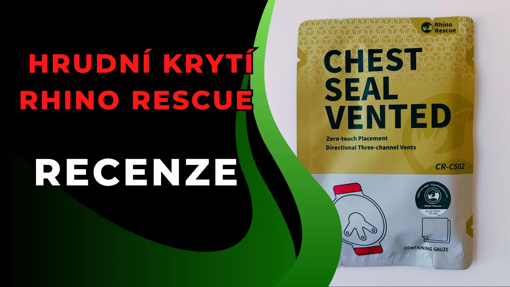 Recenze hrudního krytí Rhino Rescue