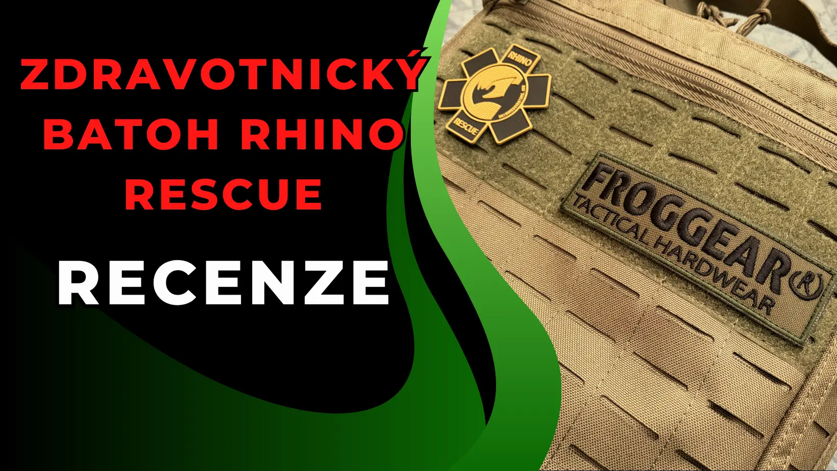 Recenze zdravotnického batohu Rhino Rescue